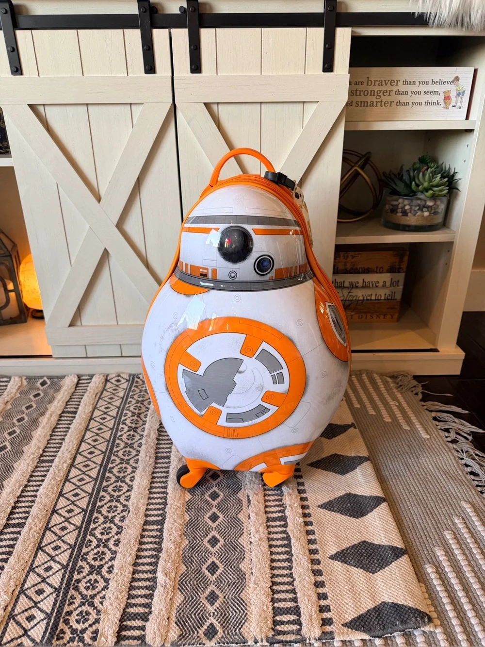 Disney Store Star Wars luggage BB-8 Spinning Rolling Hard shell Luggage BB8